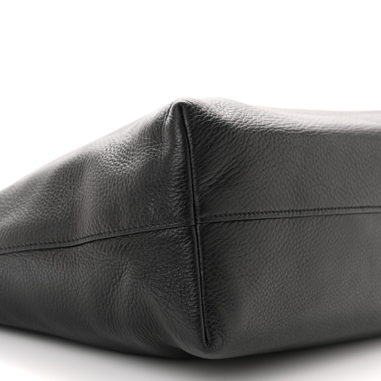 Prada Vitello Daino Tote Black 9 of 10