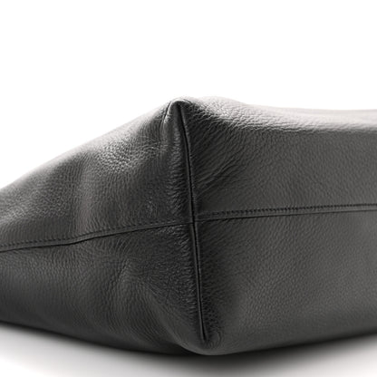 Prada Vitello Daino Tote Black 9 of 10