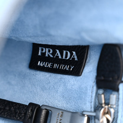 Prada Glace Calfskin Large Soft Cahier Bag Black 7 of 11