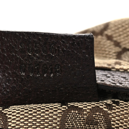 Gucci GG Monogram Double Pocket Belt Bag Dark Brown 6 of 8