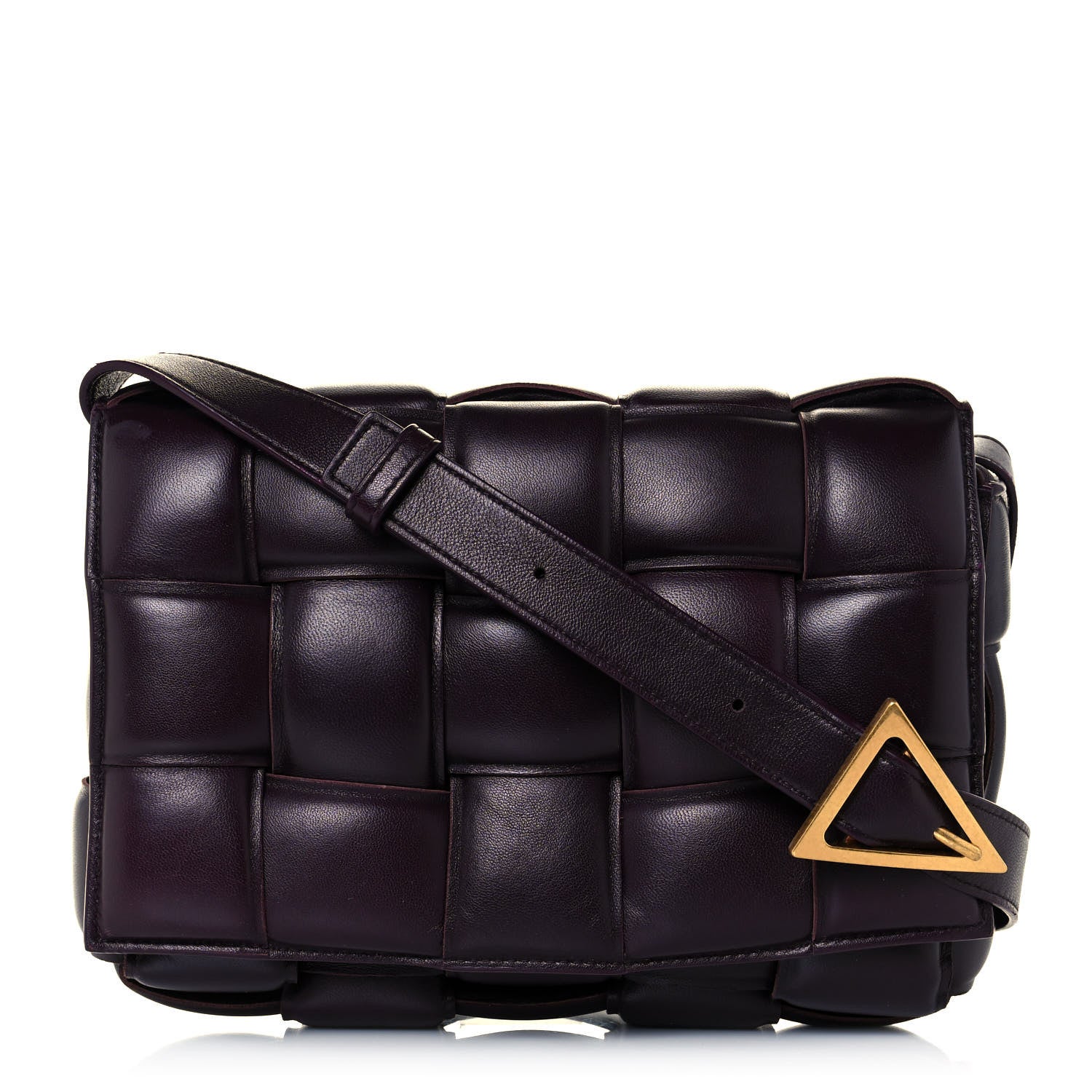 Bottega Veneta Nappa Maxi Intreccio Padded Cassette Crossbody Bag Grape 1 of 16