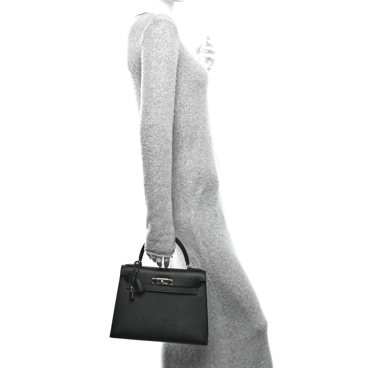 Hermes Epsom Kelly Sellier 28 Black 2 of 14