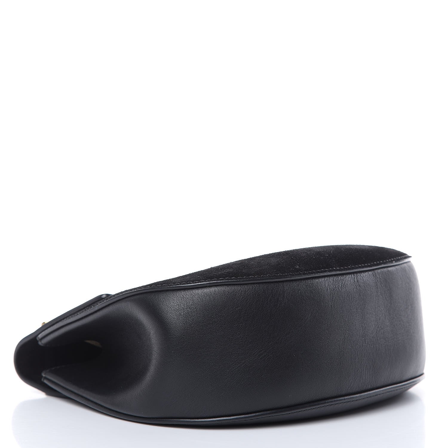Chloe Suede Smooth Calfskin Drew Shoulder Bag Black 4 of 16