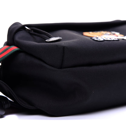 Gucci Techno Canvas Web L'Aveugle Par Amour Embroidered Belt Bag Black 6 of 11