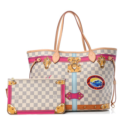 Louis Vuitton Damier Azur Summer Trunks Hawaii Neo Neverfull MM 1 of 4