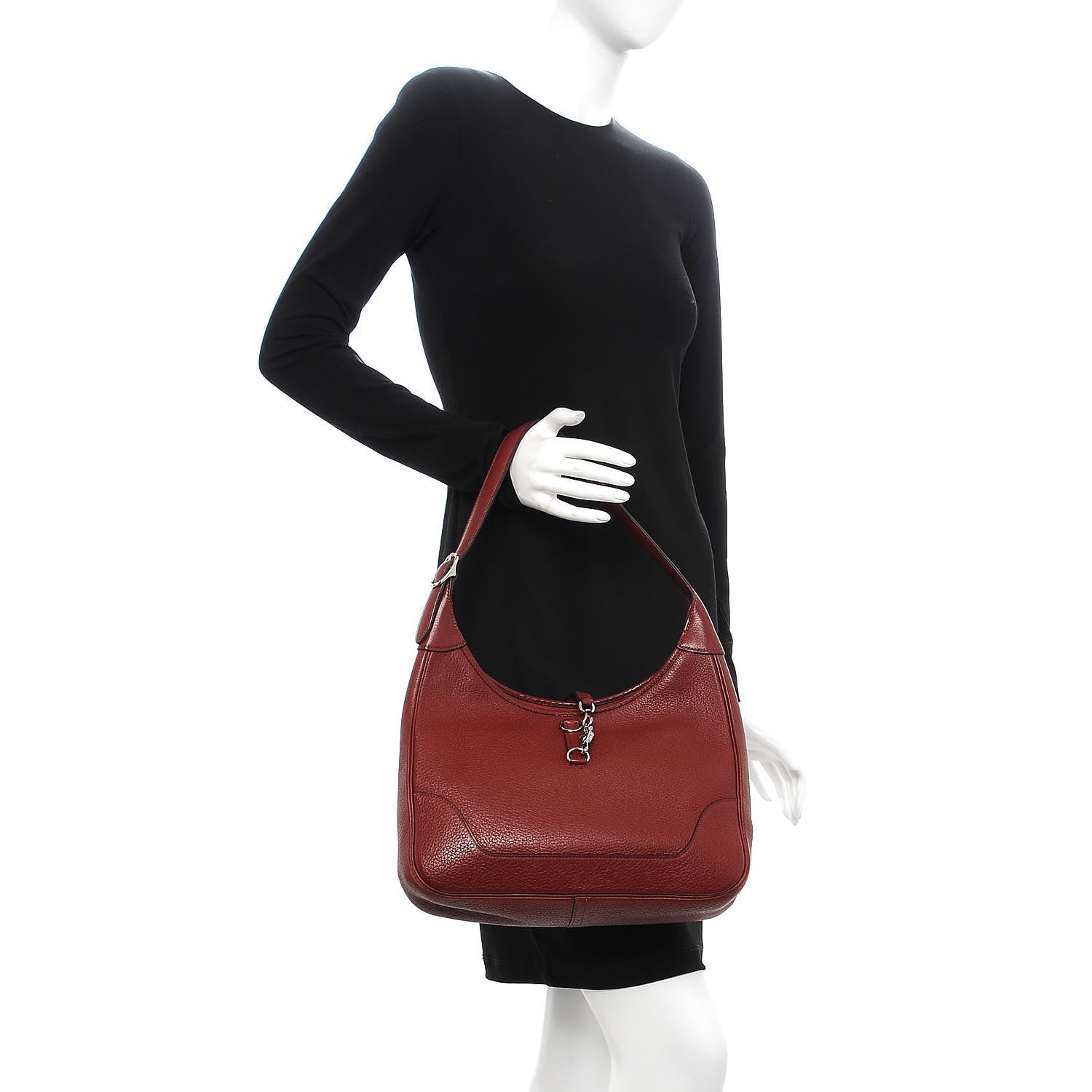 Hermes Taurillon Clemence Trim II 31 Rouge H 2 of 9