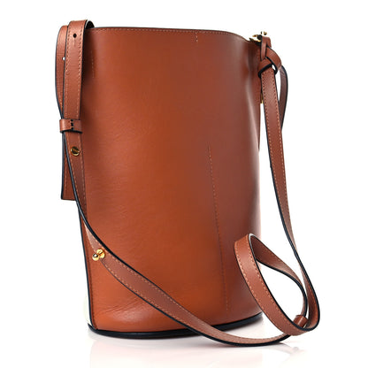 Loewe Calfskin Perforated Anagram Gate Bucket Bag Kaolin Tan 3 of 11