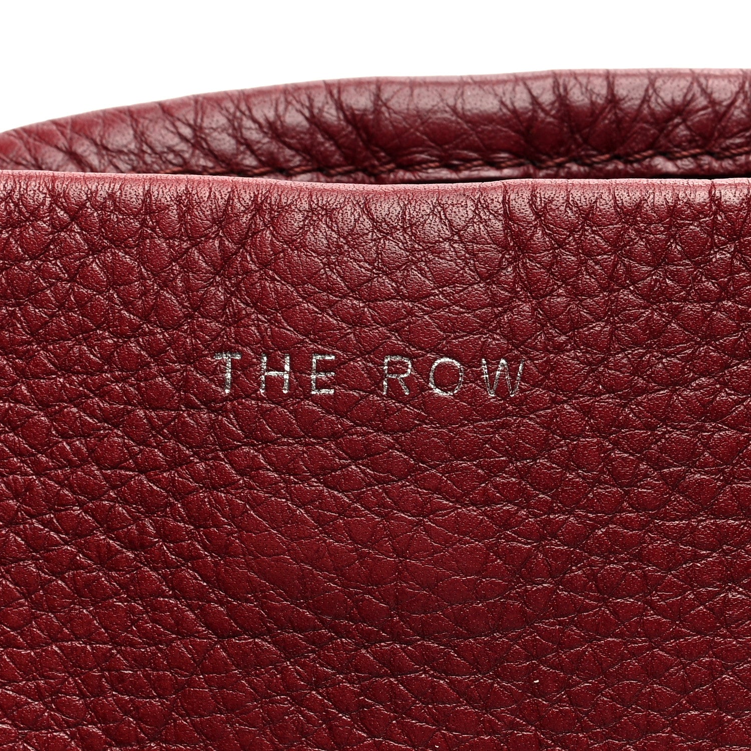The Row Grained Calfskin Small Park Tote Terracotta 6 of 11