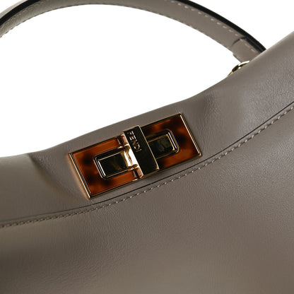 Fendi Vitello Seta Plexiglass Tortoise Medium Peekaboo Iconic Satchel Tortora 13 of 13