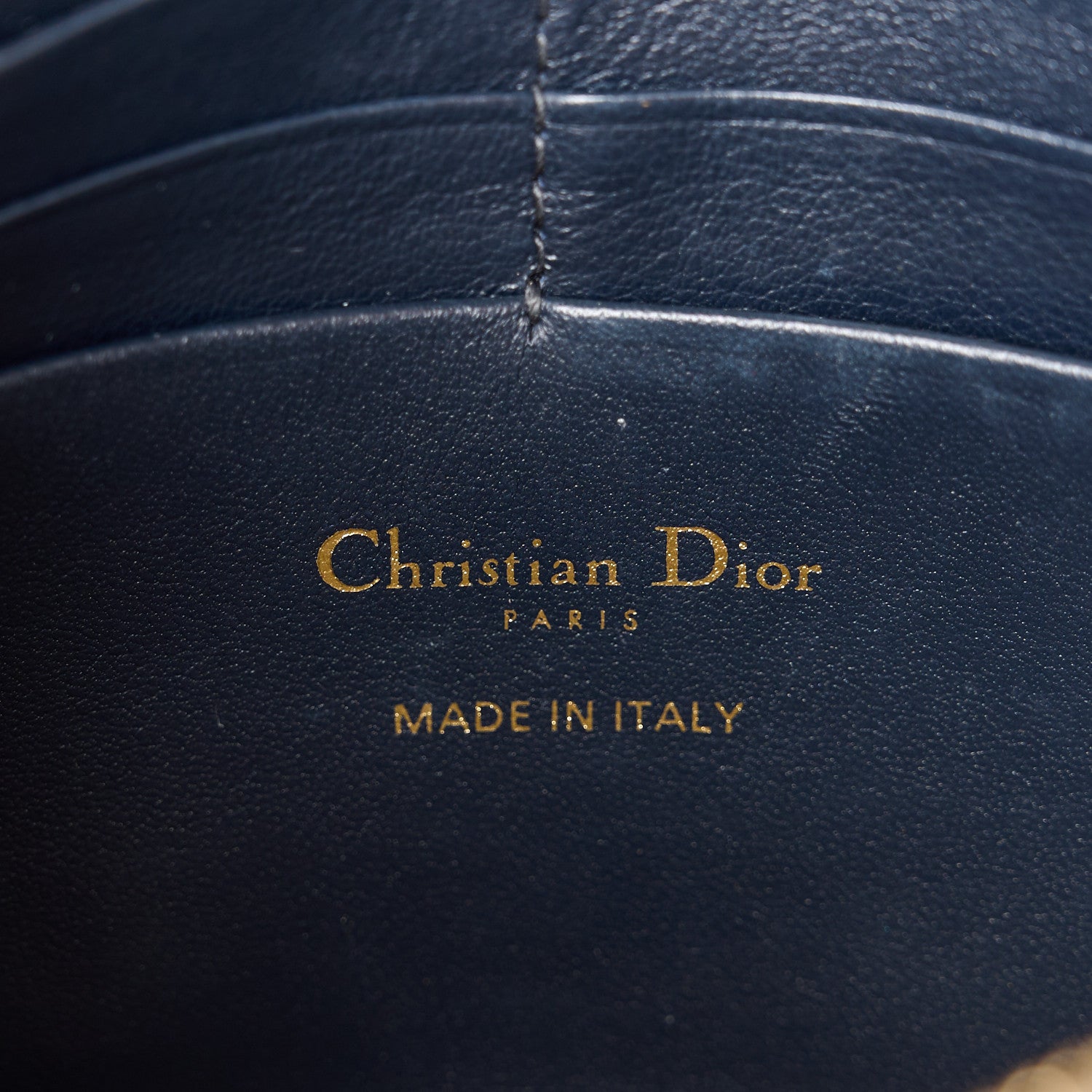 Christian Dior Oblique Saddle Chain Pouch Blue 6 of 10