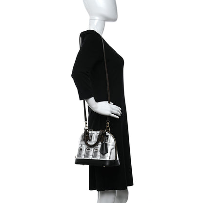 Louis Vuitton Monogram Architettura Alma BB Black White 2 of 8