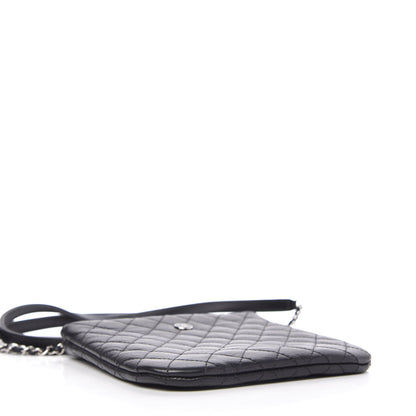 Chanel Aged Calfskin Quilted Crossbody Bag Black 4 of 10