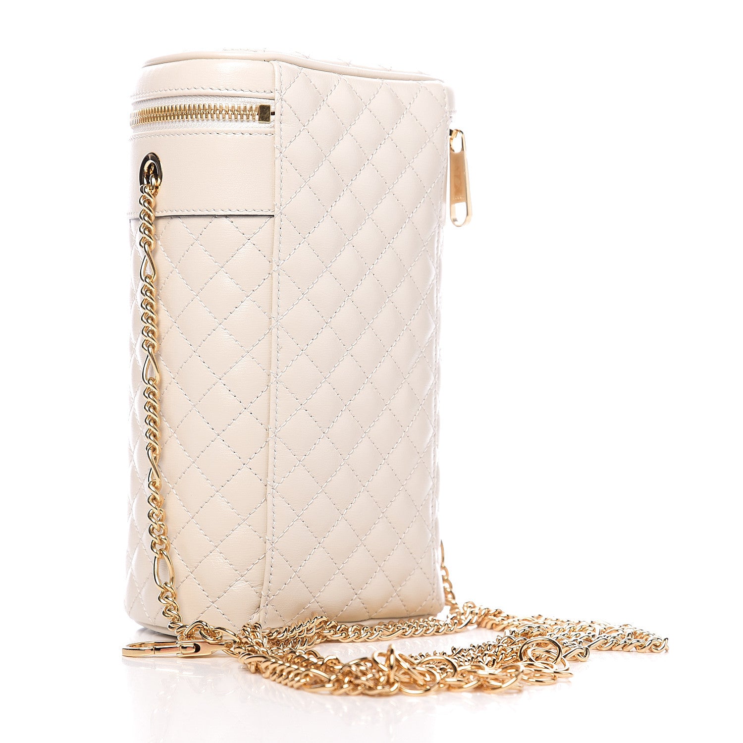 Gucci Calfskin Trapuntata Zumi Belt Bag Off White 2 of 10