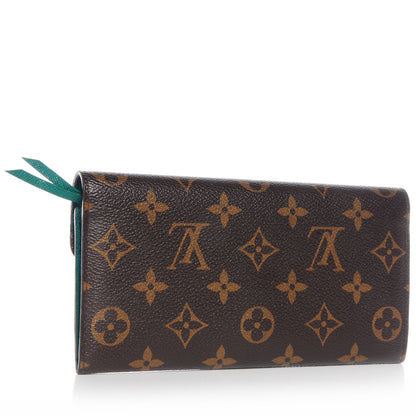 Louis Vuitton Monogram Emilie Wallet Vert 3 of 8