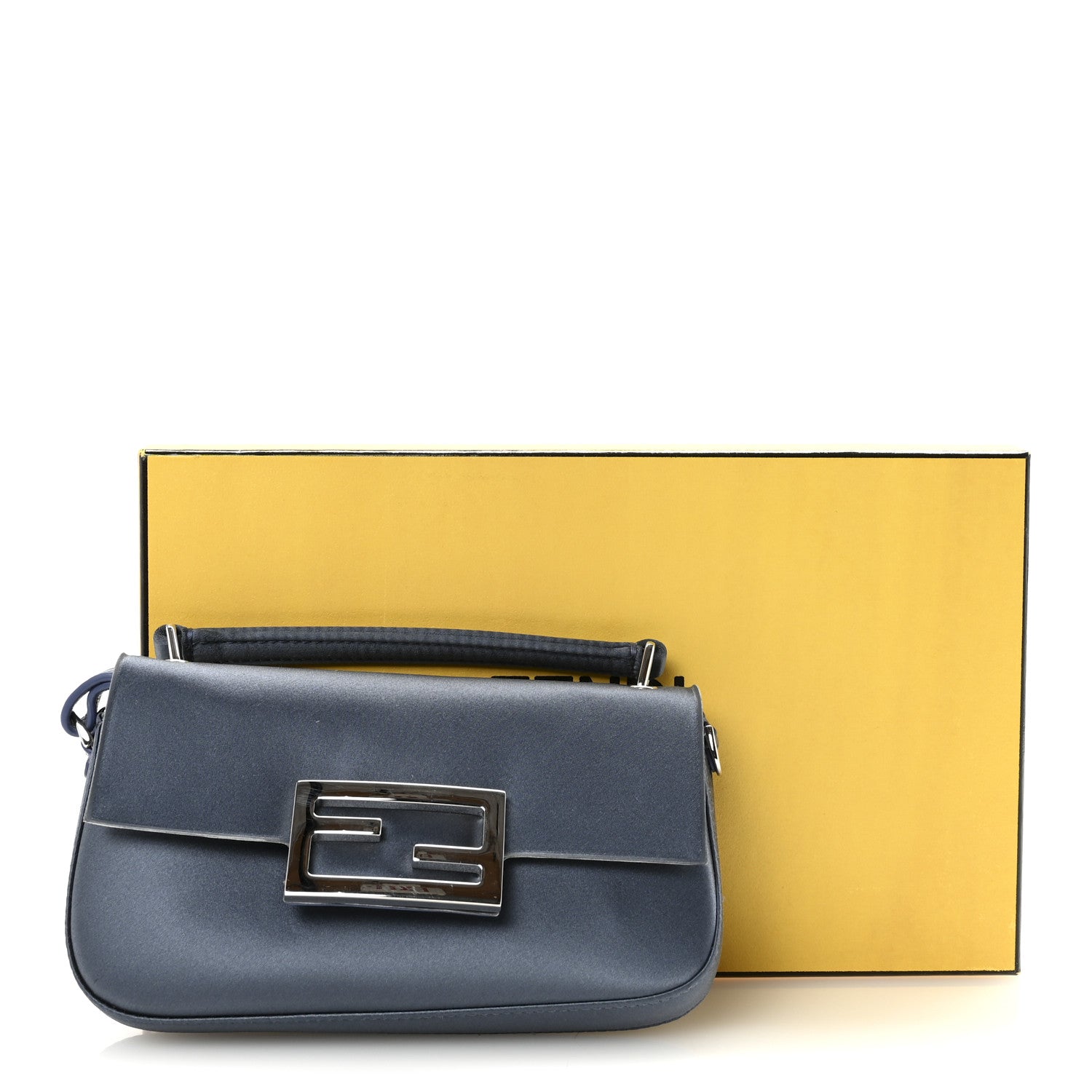 Fendi Silk Satin Phone Baguette Mirto 1788444 – FASHIONPHILE