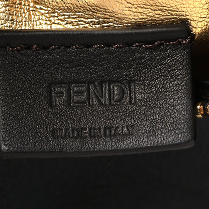 Fendi Vitello Grace Matte Nano Fendigraphy Hobo Charm Black 6 of 10