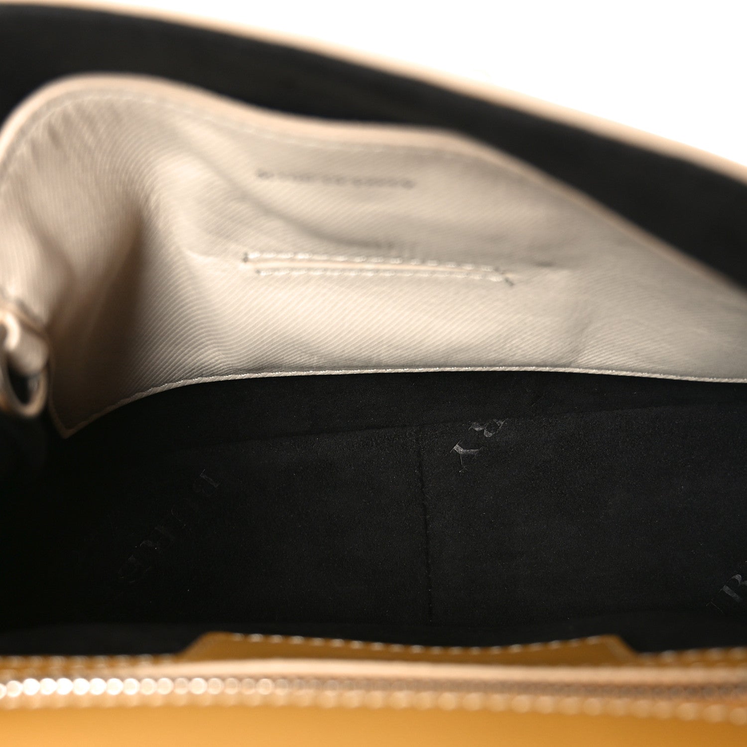 Burberry Trench Calfskin Small DK88 Top Handle Bag Limestome Ochre Yellow 5 of 10