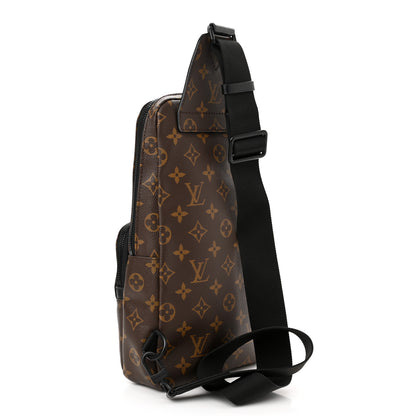 Louis Vuitton Monogram Macassar Avenue Sling Bag 3 of 10