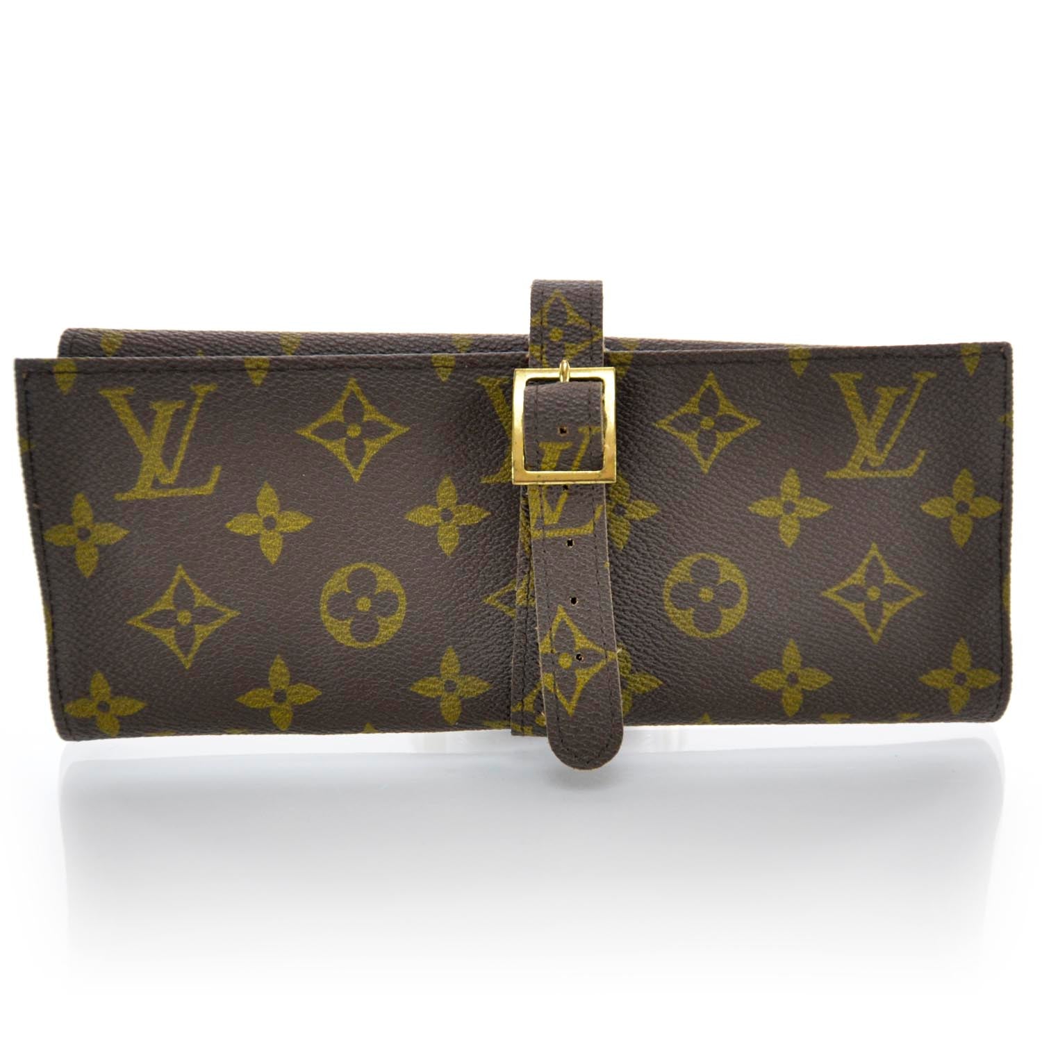 Louis Vuitton Monogram Saks Jewelry Roll Pouch 1 of 6