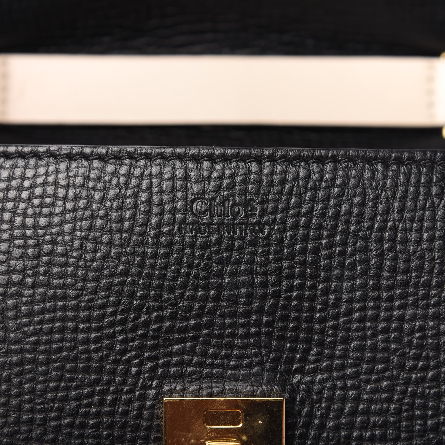 Chloe Grained Calfskin Lambskin Drew Shoulder Bag 8 of 9