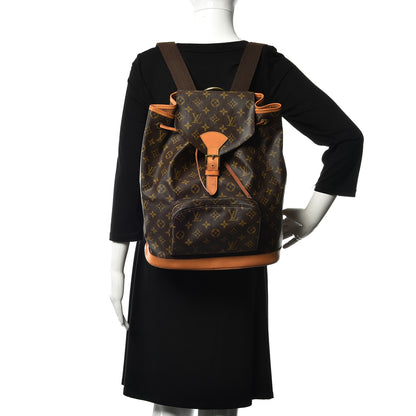 Louis Vuitton Monogram Montsouris GM Backpack 2 of 11