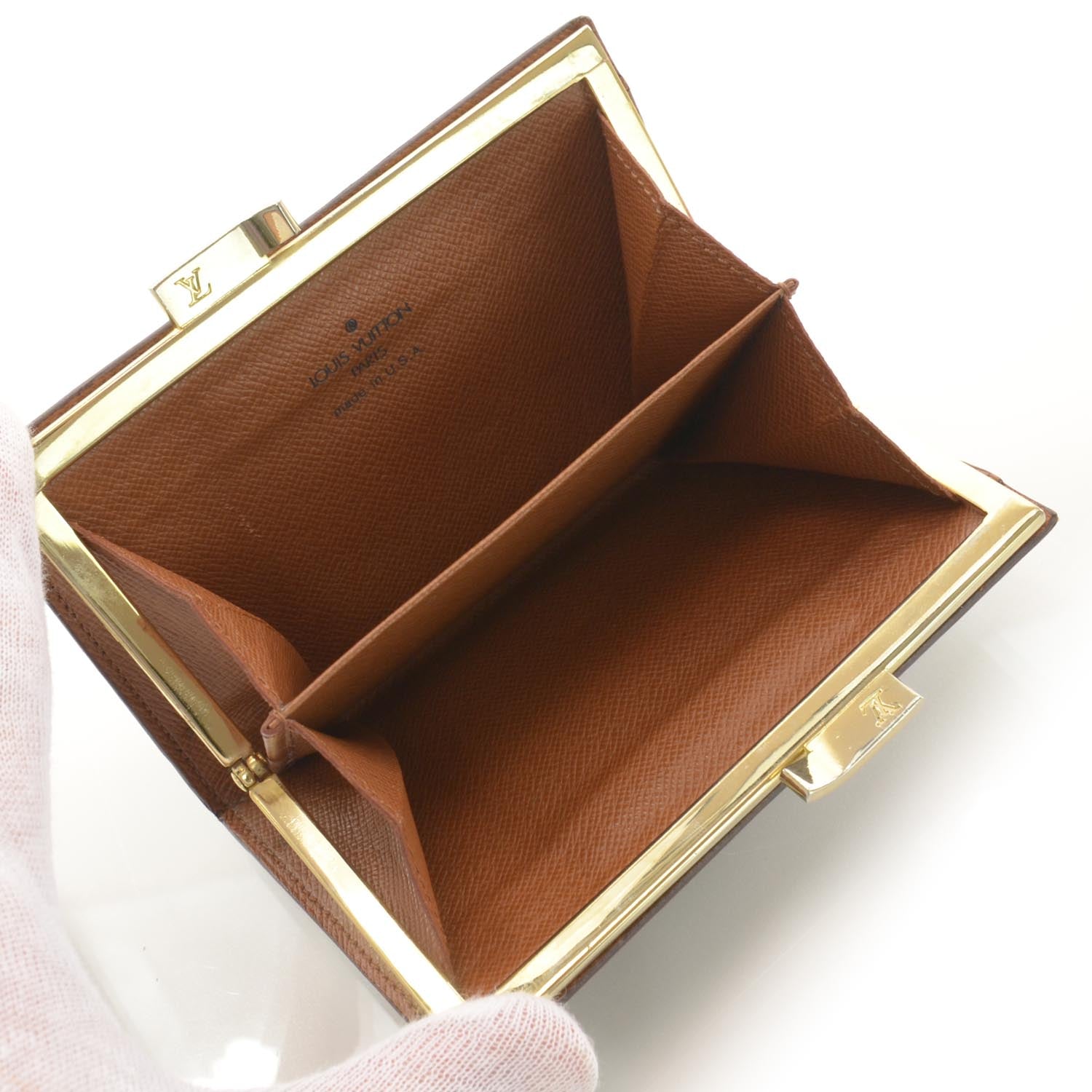 Louis Vuitton Monogram Kisslock Coin Purse 5 of 7