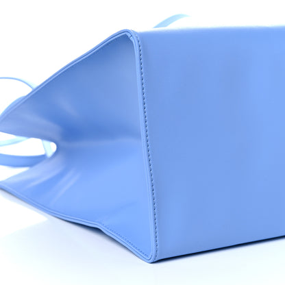 Telfar Vegan Leather Large Shopping Bag Cerulean 8 of 9