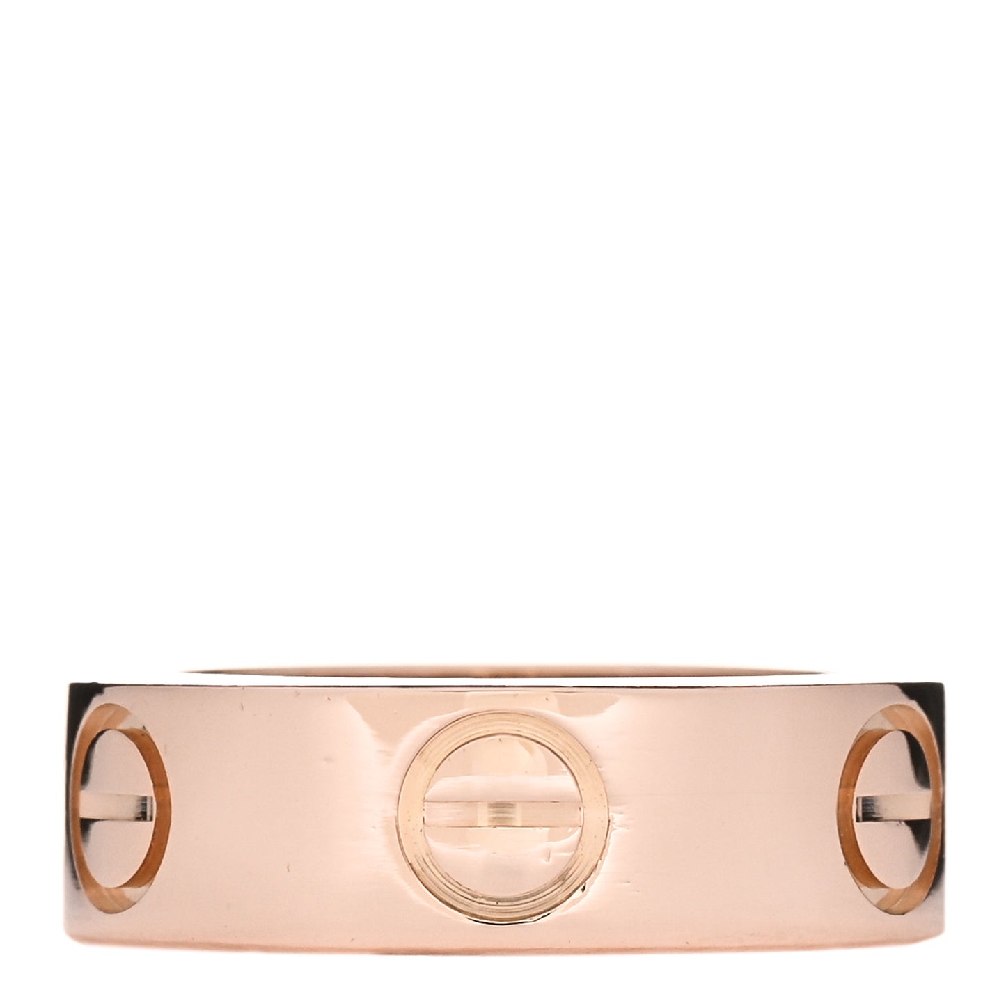 18K Pink Gold Pink Sapphire 5.5mm LOVE Ring 44 3