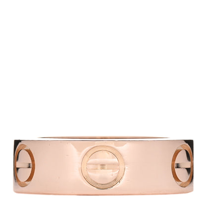 Cartier 18K Pink Gold Pink Sapphire 5.5mm LOVE Ring 44 3 3 of 5