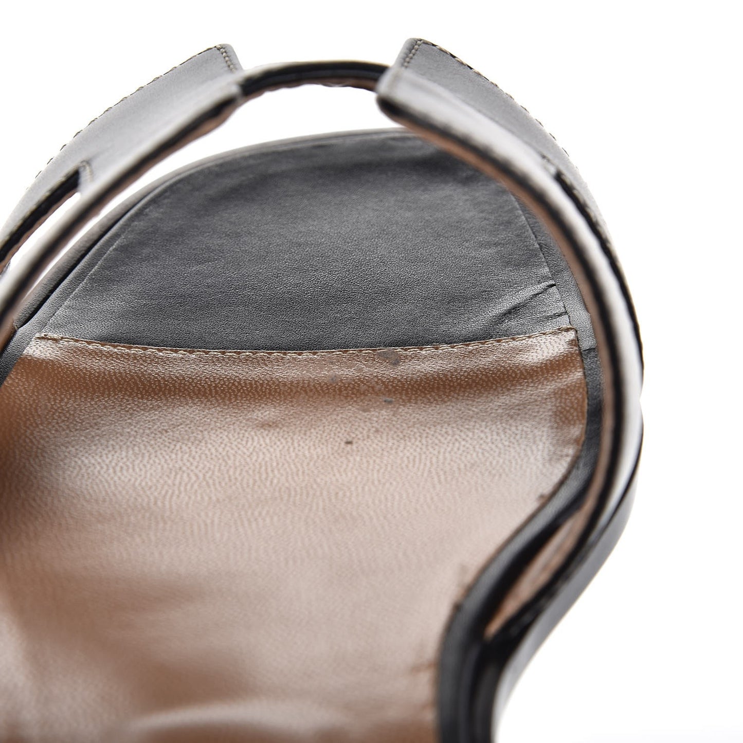 Box Calfskin Oran Sandals 40 Black