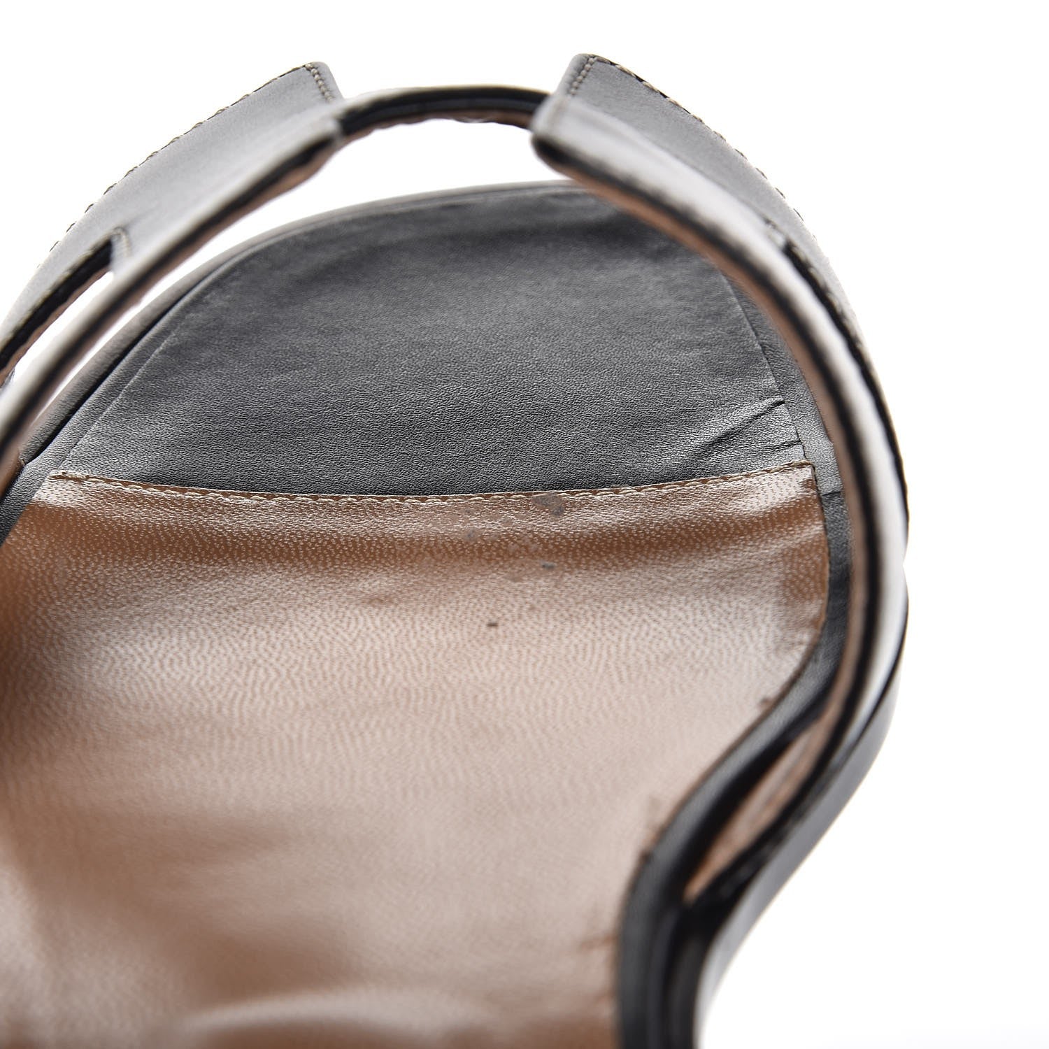 Hermes Box Calfskin Oran Sandals 40 Black 7 of 11