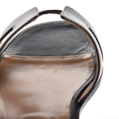 Hermes Box Calfskin Oran Sandals 40 Black 7 of 11