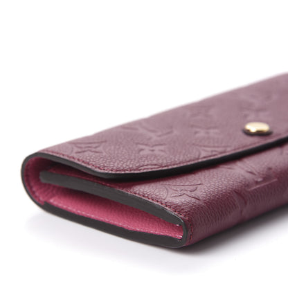 Louis Vuitton Empreinte Emilie Wallet Raisin 7 of 10