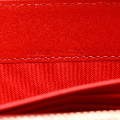 Christian Louboutin Calfskin Panettone Spiked Zip Around Wallet Ivory 6 of 8