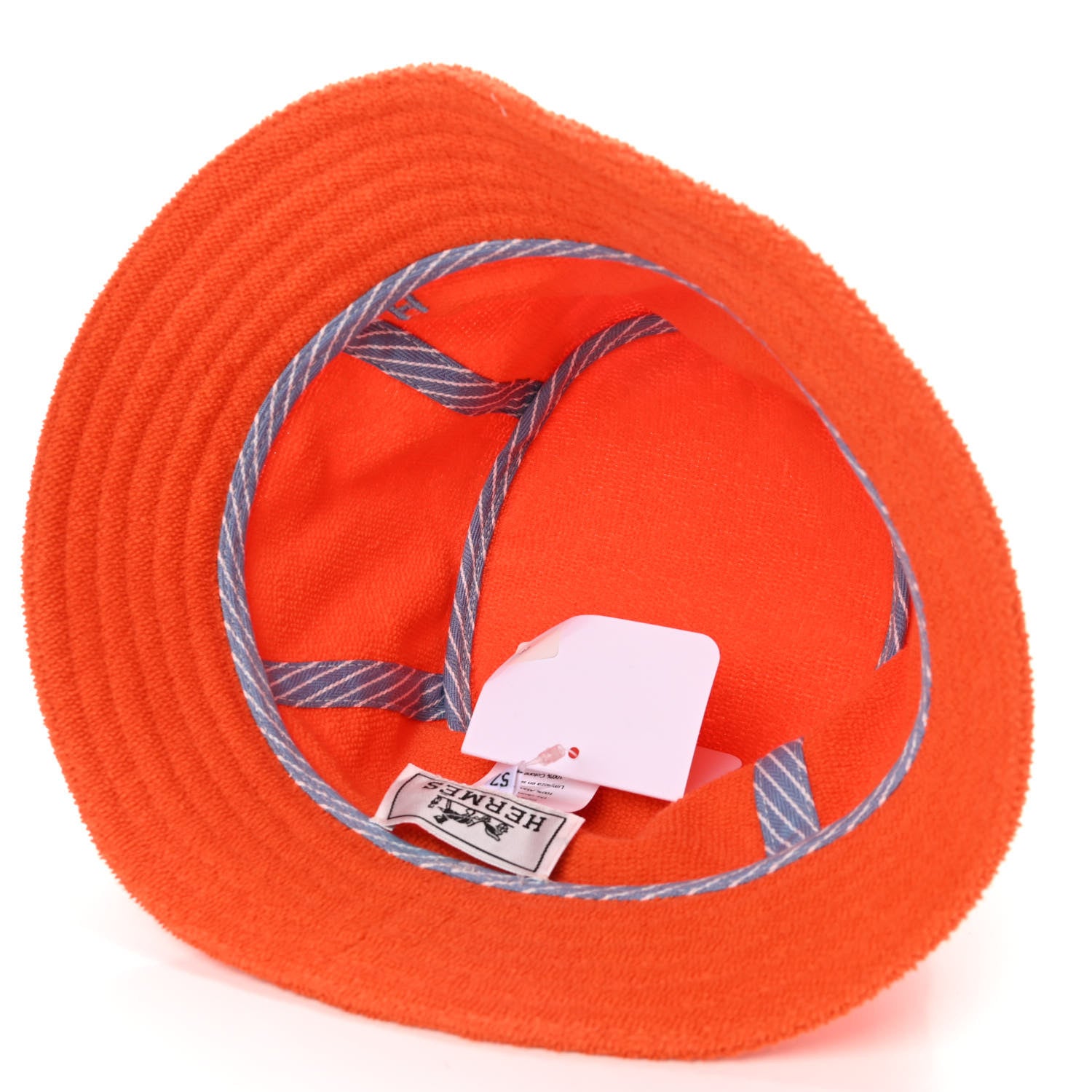 Hermes Cotton Eden Bucket Hat 57 Geranium 7 of 8