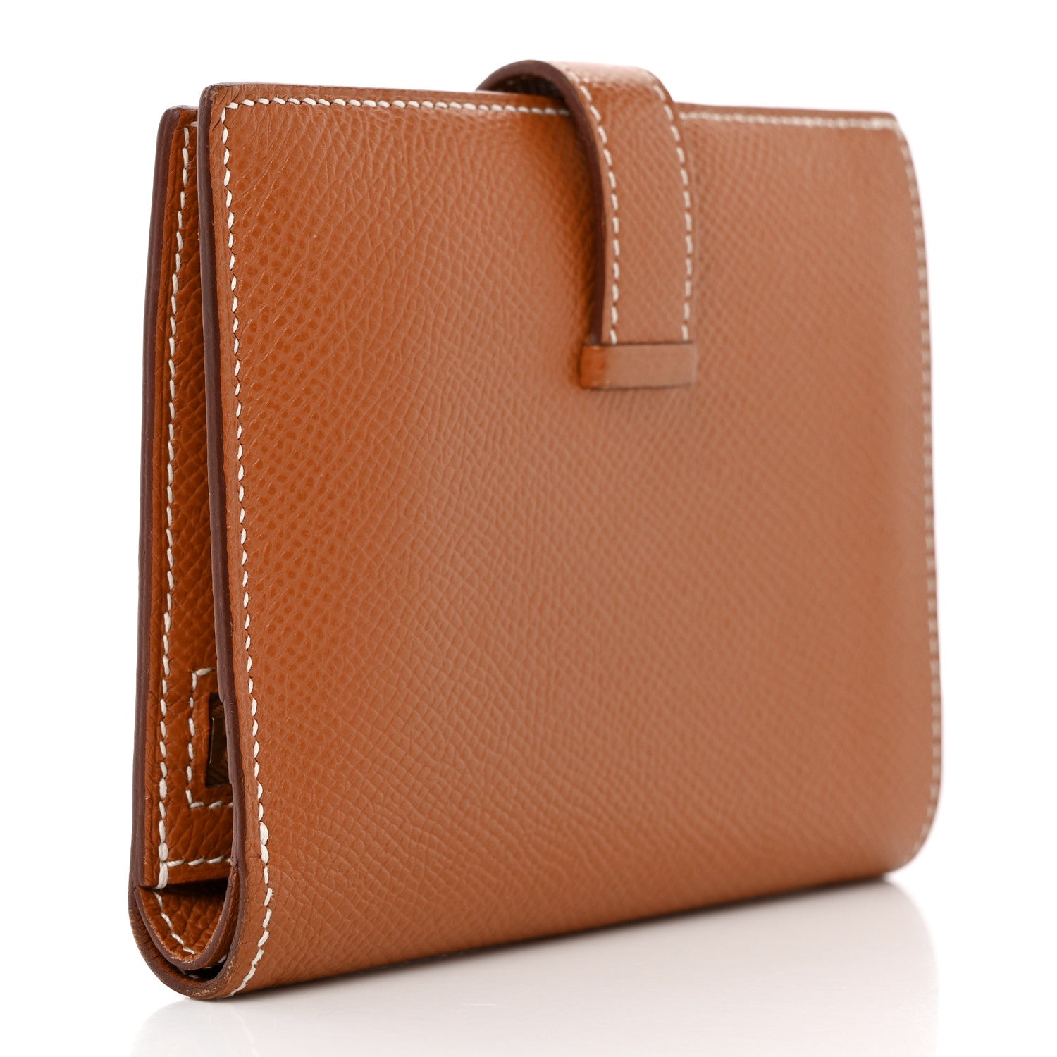 Hermes Epsom Bearn Compact Wallet Gold 3 of 7