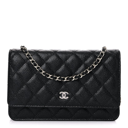 Chanel Caviar Quilted Wallet On Chain WOC Black 1 of 11