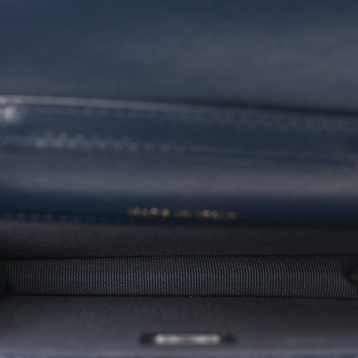 Chanel Denim Printed Belt Bag Dark Blue 5 of 10