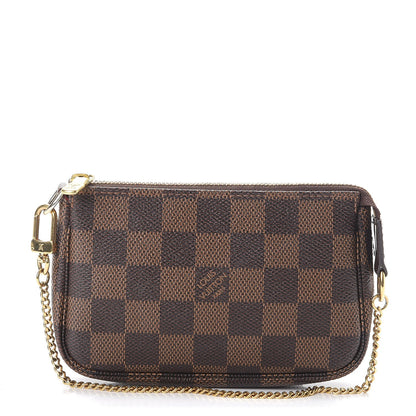Louis Vuitton Damier Ebene Mini Pochette Accessories 1 of 7