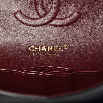 Chanel Lambskin Quilted Medium Double Flap Black 6 of 10