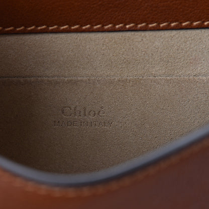 Chloe Calfskin Suede Small Nile Bracelet Bag Caramel 7 of 10