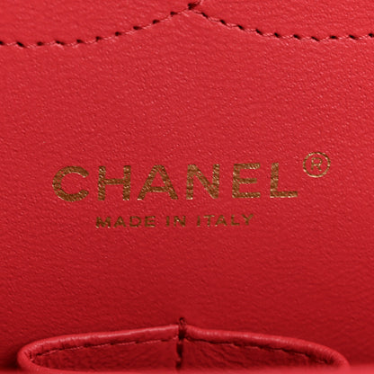 Chanel Caviar Quilted Jumbo Double Flap Dark Pink 6 of 11