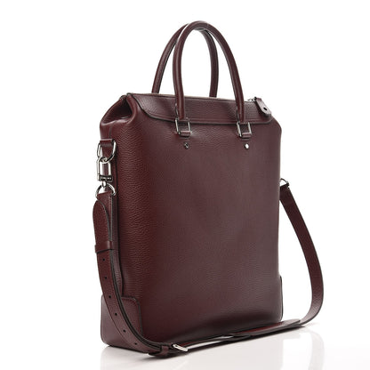 Louis Vuitton Taurillon Tote Zippe Bordeaux 4 of 7