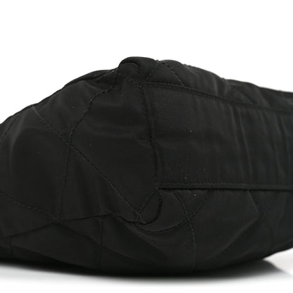 Prada Nylon Tessuto Impuntu Quilted Flap Shoulder Bag Black 8 of 9