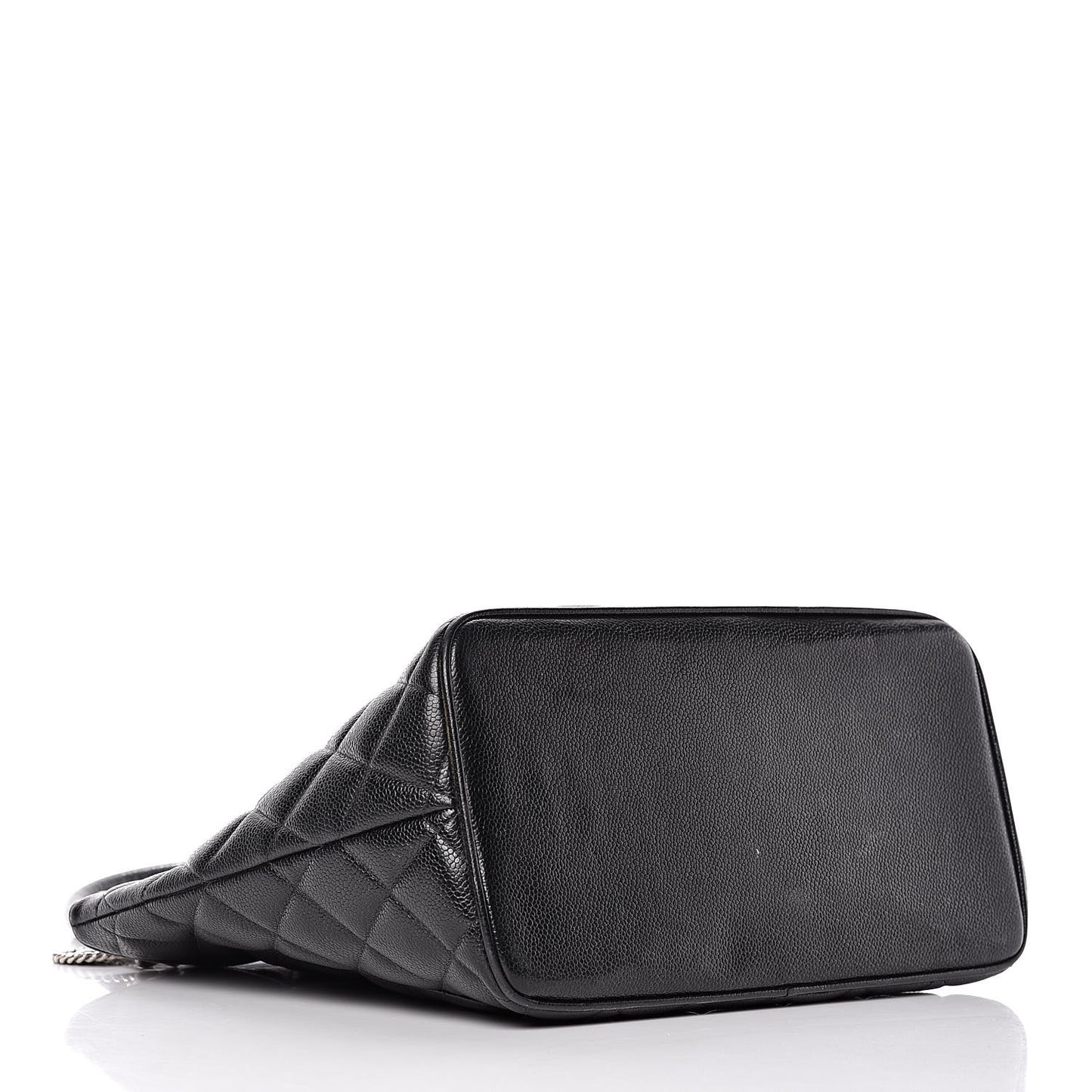Caviar Quilted Medallion Tote Black
