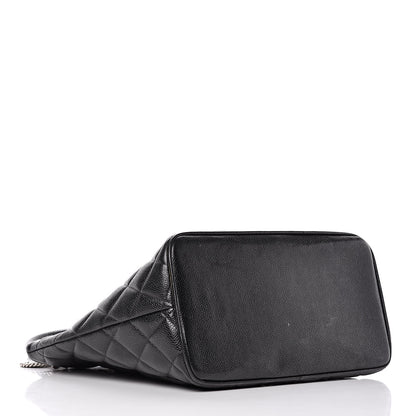 Chanel Caviar Quilted Medallion Tote Black 4 of 16