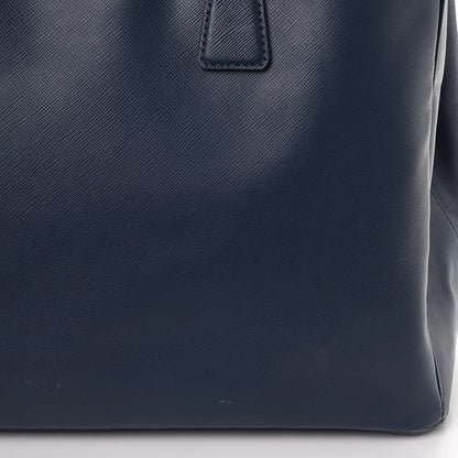 Prada Saffiano Lux Large Tote Bluette 9 of 24