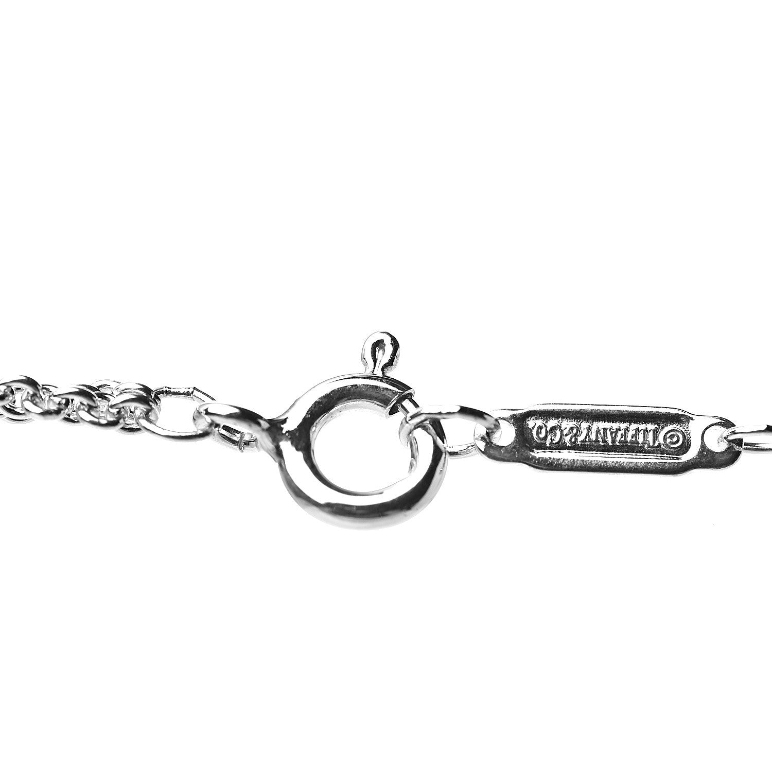 Tiffany Sterling Silver Infinity Pendant Necklace 5 of 6