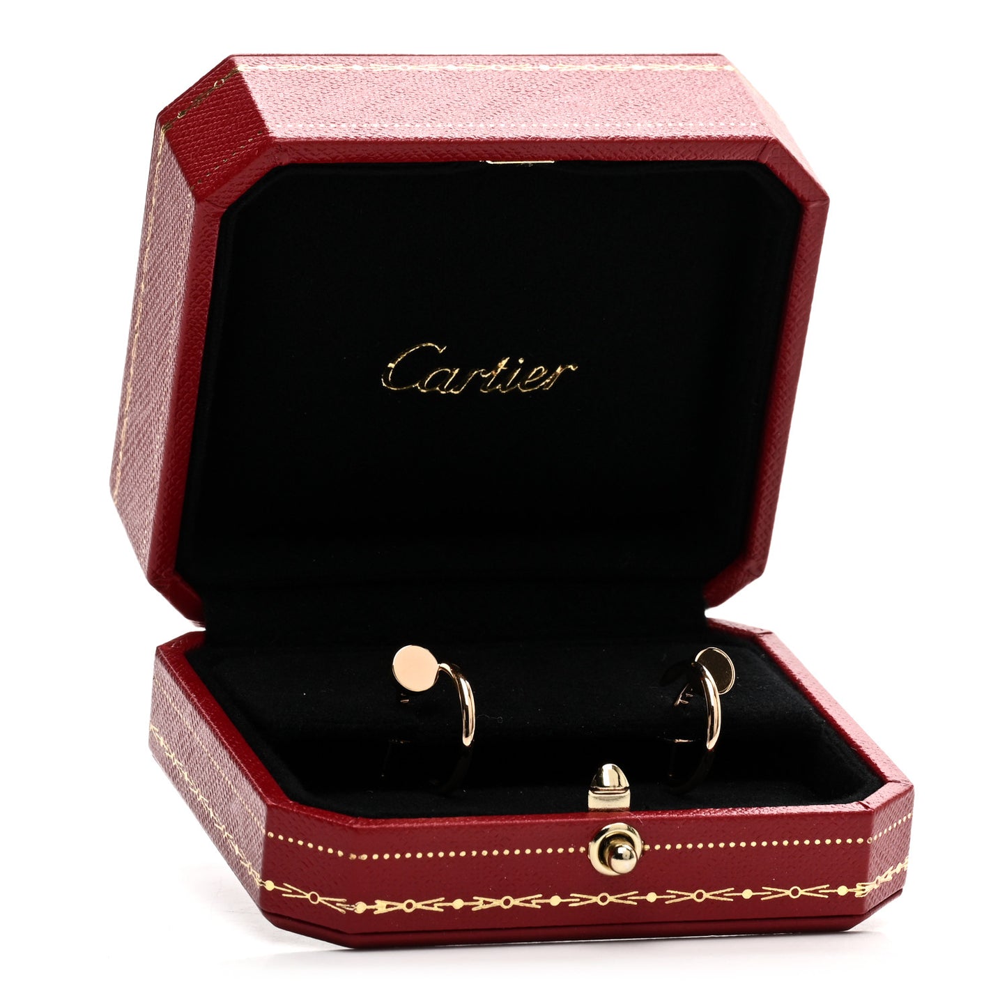 18K Pink Gold Juste Un Clou Hoop Earrings