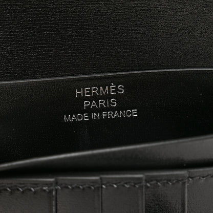 Hermes Box Monochrome Bearn Compact Wallet Black 6 of 8